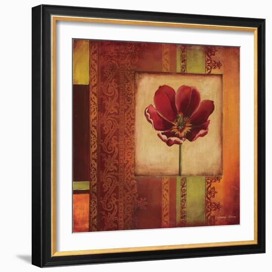 Mediterranean Floral I-Kimberly Poloson-Framed Art Print