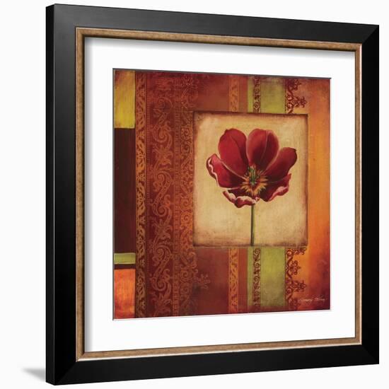 Mediterranean Floral I-Kimberly Poloson-Framed Art Print