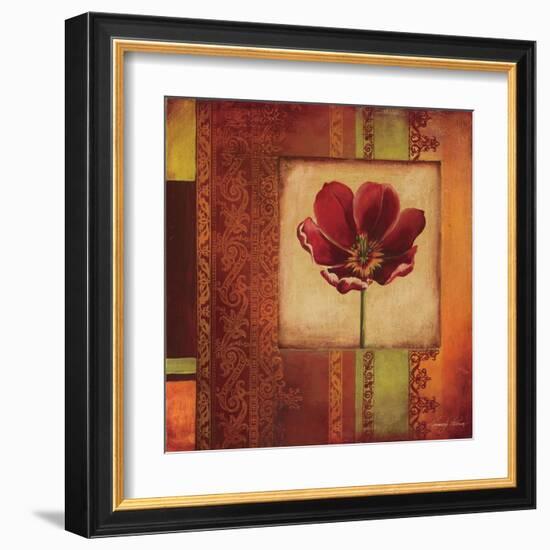 Mediterranean Floral I-Kimberly Poloson-Framed Art Print