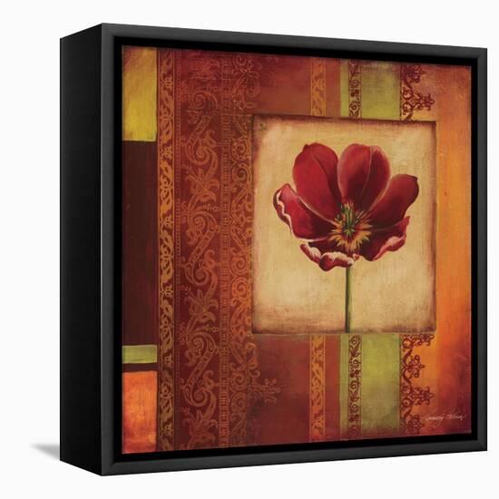 Mediterranean Floral I-Kimberly Poloson-Framed Stretched Canvas
