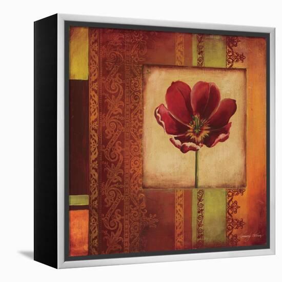Mediterranean Floral I-Kimberly Poloson-Framed Stretched Canvas