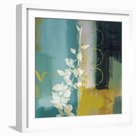 Mediterranean Floral II-Lanie Loreth-Framed Art Print