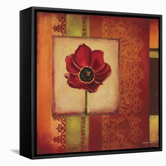 Mediterranean Floral II-Kimberly Poloson-Framed Stretched Canvas