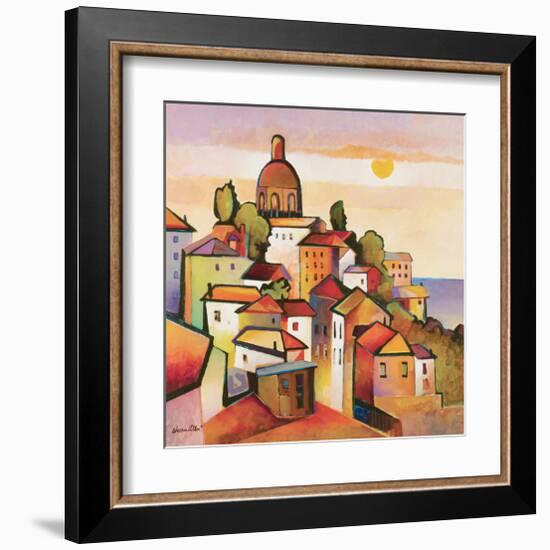 Mediterranean I-Warren Cullar-Framed Art Print