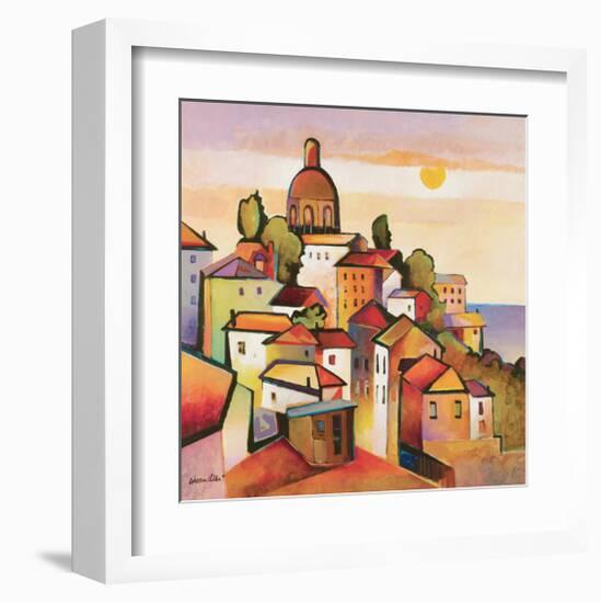 Mediterranean I-Warren Cullar-Framed Art Print