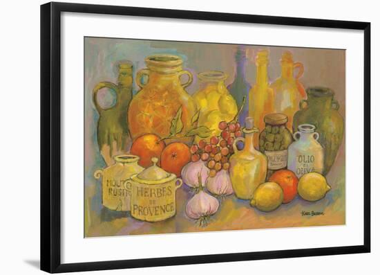 Mediterranean Kitchen II-Karel Burrows-Framed Art Print