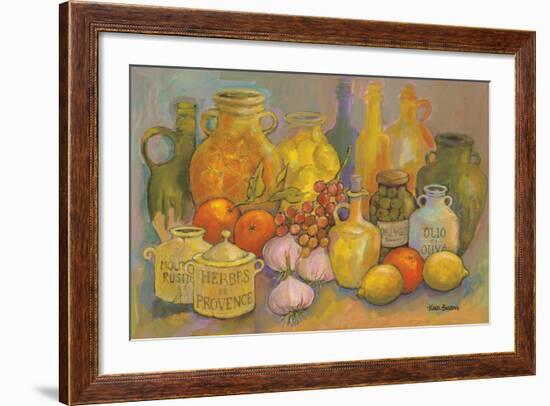 Mediterranean Kitchen II-Karel Burrows-Framed Art Print