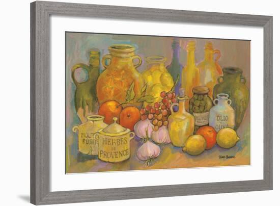 Mediterranean Kitchen II-Karel Burrows-Framed Art Print