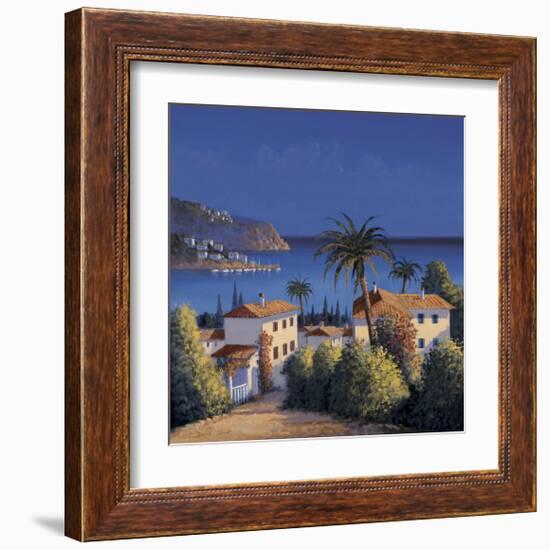 Mediterranean Morning Shadows I-David Short-Framed Giclee Print