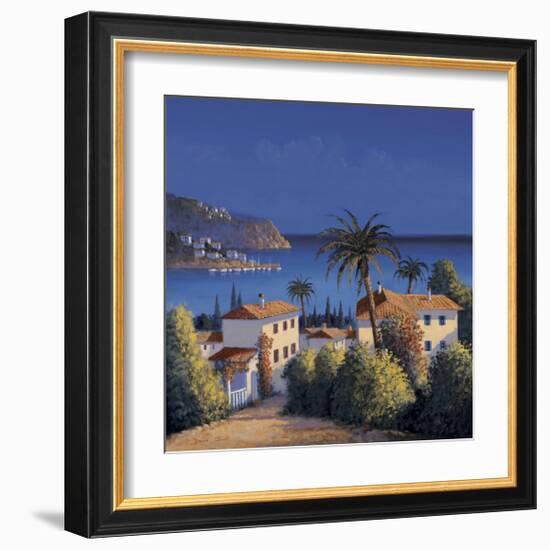 Mediterranean Morning Shadows I-David Short-Framed Giclee Print