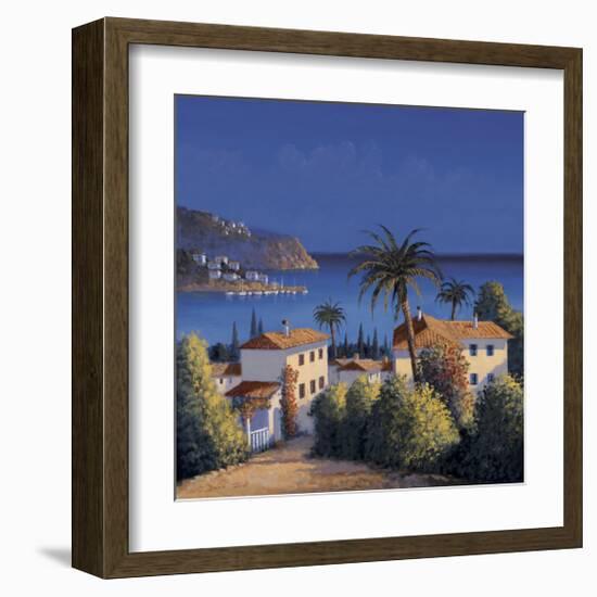 Mediterranean Morning Shadows I-David Short-Framed Giclee Print