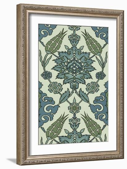 Mediterranean Panel I-Racinet-Framed Art Print