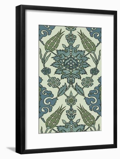 Mediterranean Panel I-Racinet-Framed Art Print