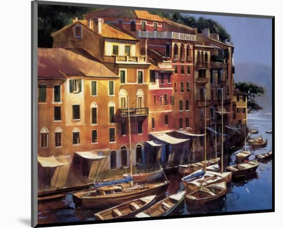 Mediterranean Port-Michael O'Toole-Mounted Giclee Print