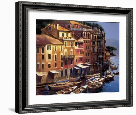 Mediterranean Port-Michael O'Toole-Framed Giclee Print