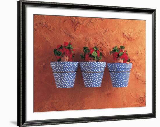 Mediterranean Pots-Anne Geddes-Framed Art Print