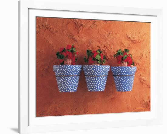 Mediterranean Pots-Anne Geddes-Framed Art Print