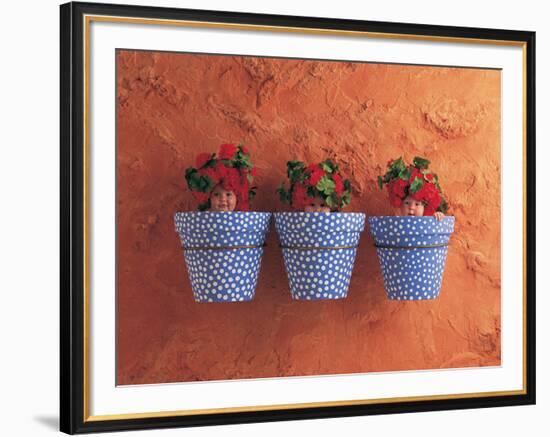 Mediterranean Pots-Anne Geddes-Framed Art Print