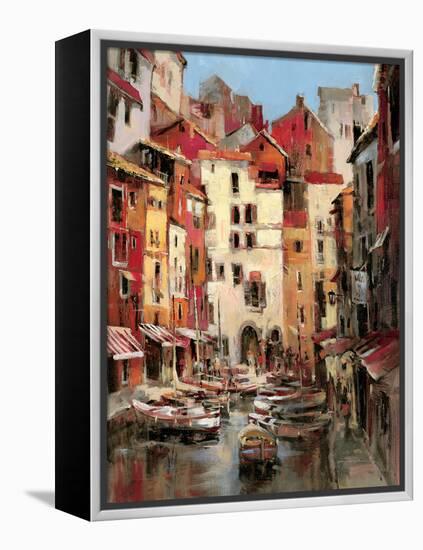 Mediterranean Seaside Holiday 1-Brent Heighton-Framed Stretched Canvas