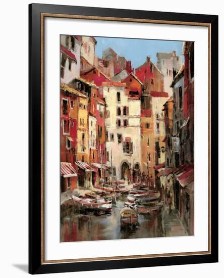 Mediterranean Seaside Holiday 1-Brent Heighton-Framed Art Print