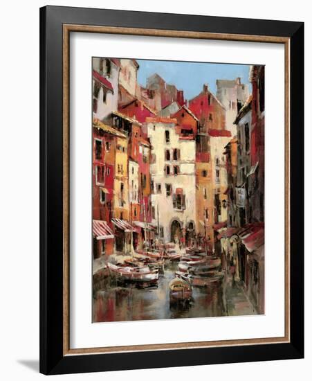 Mediterranean Seaside Holiday 1-Brent Heighton-Framed Art Print