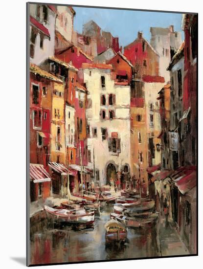 Mediterranean Seaside Holiday 1-Brent Heighton-Mounted Art Print