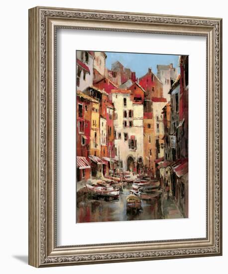 Mediterranean Seaside Holiday 1-Brent Heighton-Framed Art Print