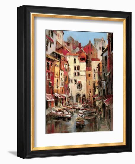 Mediterranean Seaside Holiday 1-Brent Heighton-Framed Art Print