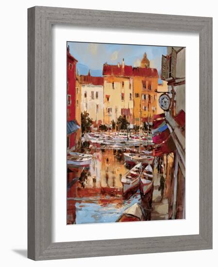 Mediterranean Seaside Holiday 2-Brent Heighton-Framed Art Print