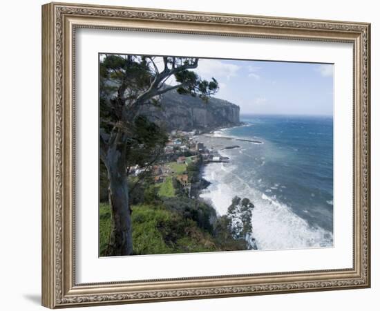 Mediterranean Seaside Town of Seiano, Near Naples, Campania, Italy, Mediterranean, Europe-Ethel Davies-Framed Photographic Print