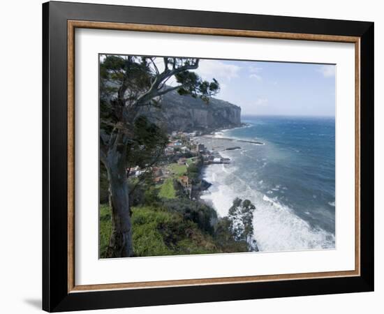 Mediterranean Seaside Town of Seiano, Near Naples, Campania, Italy, Mediterranean, Europe-Ethel Davies-Framed Photographic Print