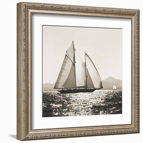 Mediterranean Sunset-Michael Kahn-Framed Art Print