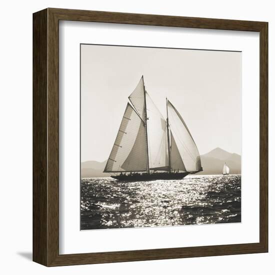 Mediterranean Sunset-Michael Kahn-Framed Art Print