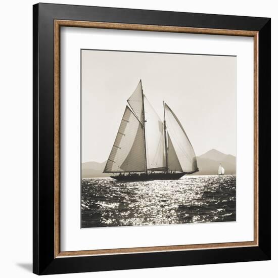 Mediterranean Sunset-Michael Kahn-Framed Art Print