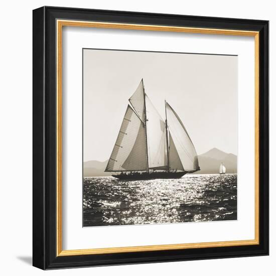 Mediterranean Sunset-Michael Kahn-Framed Art Print