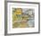 Mediterranean Town-George Leslie Hunter-Framed Premium Giclee Print