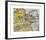 Mediterranean Town-George Leslie Hunter-Framed Premium Giclee Print