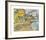 Mediterranean Town-George Leslie Hunter-Framed Premium Giclee Print