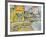 Mediterranean Town-George Leslie Hunter-Framed Giclee Print