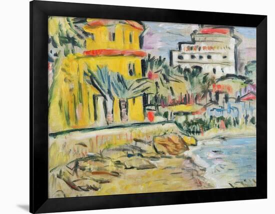 Mediterranean Town-George Leslie Hunter-Framed Giclee Print