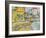 Mediterranean Town-George Leslie Hunter-Framed Giclee Print