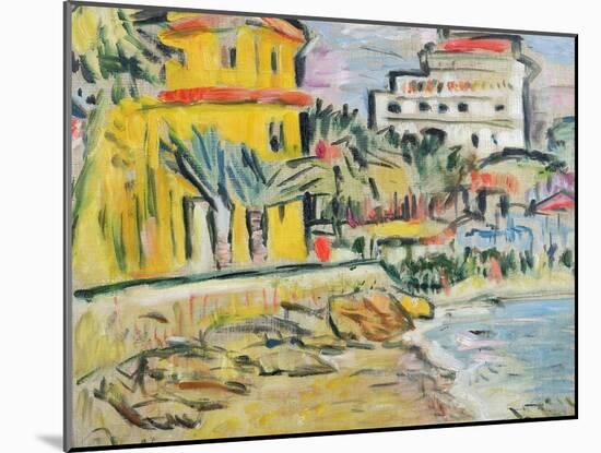 Mediterranean Town-George Leslie Hunter-Mounted Giclee Print