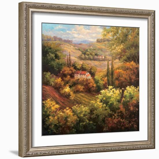 Mediterranean Valley Farm-Hulsey-Framed Art Print