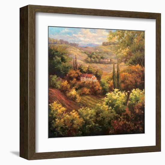 Mediterranean Valley Farm-Hulsey-Framed Art Print