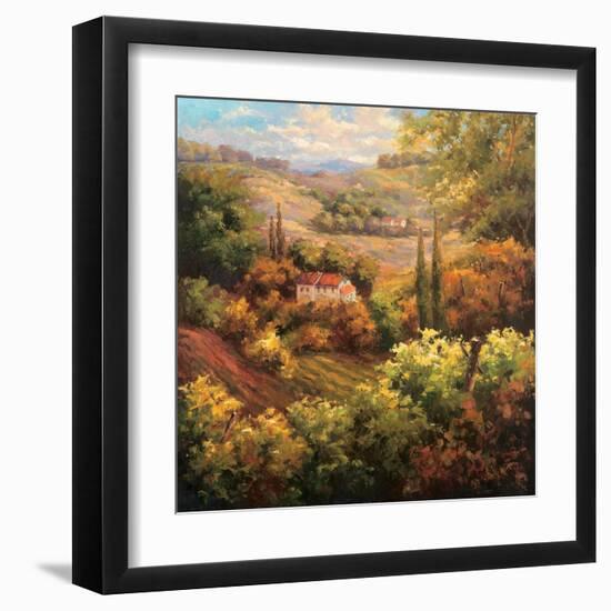 Mediterranean Valley Farm-Hulsey-Framed Art Print