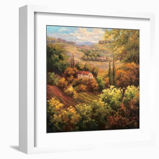 Mediterranean Valley Farm-Hulsey-Framed Art Print