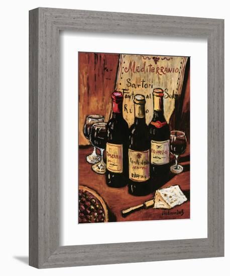 Mediterranio-Petinow-Framed Art Print