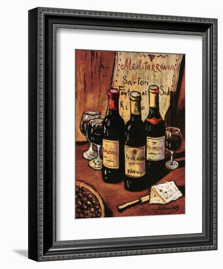 Mediterranio-Petinow-Framed Art Print