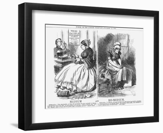 Medium and Re-Medium, 1864-John Tenniel-Framed Giclee Print