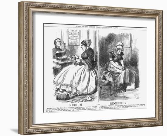 Medium and Re-Medium, 1864-John Tenniel-Framed Giclee Print